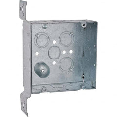 Hubbell-Raco - 7.63 x 5.063 x 2.188" Steel Square Device Box - Apex Tool & Supply