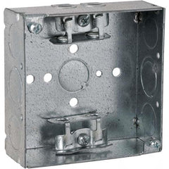 Hubbell-Raco - 4 x 4 x 1.563" Steel Square Device Box - Apex Tool & Supply