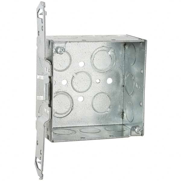 Hubbell-Raco - 7.01 x 4.436 x 2.402" Steel Square Device Box - Apex Tool & Supply