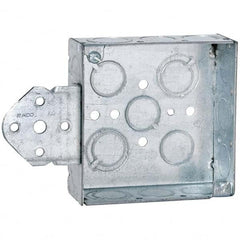 Hubbell-Raco - 4 x 6 x 1.563" Steel Square Device Box - Apex Tool & Supply