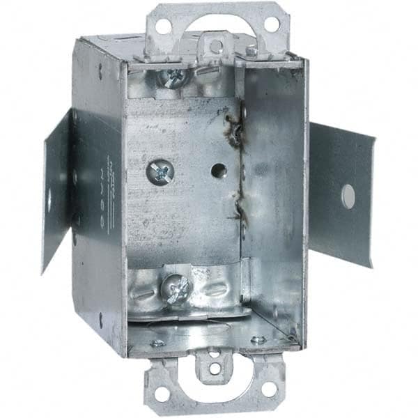 Hubbell-Raco - 4.22 x 3.406 x 2-1/2" Steel Rectangular Device Box - Apex Tool & Supply