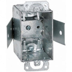 Hubbell-Raco - 4.22 x 3.406 x 2-1/2" Steel Rectangular Device Box - Apex Tool & Supply