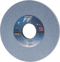 Norton - 12" Diam x 3" Hole x 3/4" Thick, I Hardness, 46 Grit Surface Grinding Wheel - Ceramic, Type 1, Coarse Grade, 2,070 Max RPM, Vitrified Bond, No Recess - Apex Tool & Supply