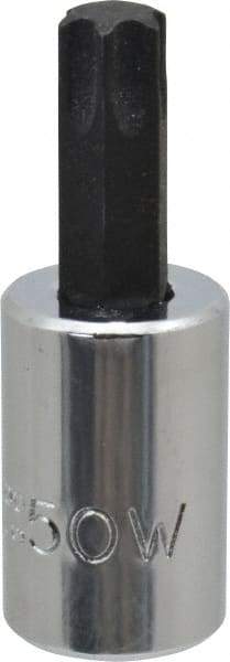 Proto - 3/8" Drive, T50 Torx Bit Socket - 1-31/32" OAL - Apex Tool & Supply