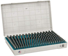 Meyer Gage - 250 Piece, 0.251-0.5 Inch Diameter Plug and Pin Gage Set - Minus 0.0001 Inch Tolerance, Class Z - Apex Tool & Supply