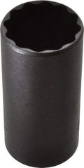 Proto - 1-1/4", 1/2" Drive, Deep Hand Socket - 12 Points, 3-1/4" OAL, Alloy Steel, Black Finish - Apex Tool & Supply