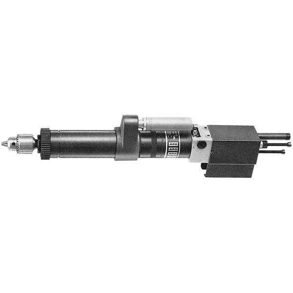 Ingersoll-Rand - 3/8" Reversible Keyed Chuck - Inline Handle, 1,450 RPM, 0.5 hp, 90 psi - Apex Tool & Supply