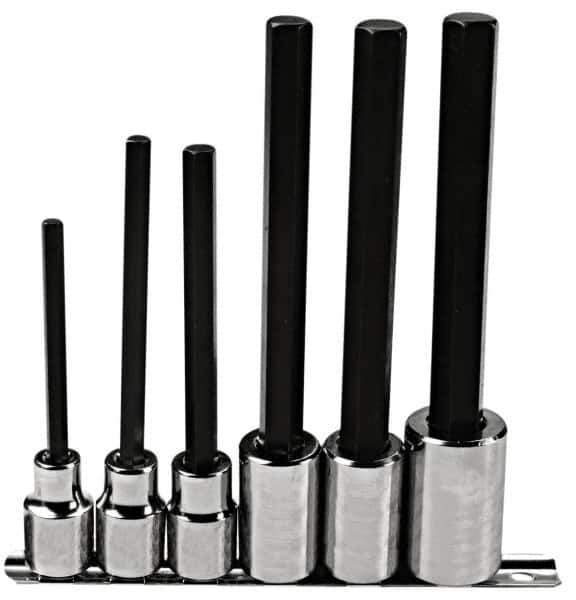 Proto - 6 Piece 1/2" Drive Inch Hex Bit Socket Set - 1/4 to 5/8" Hex - Apex Tool & Supply
