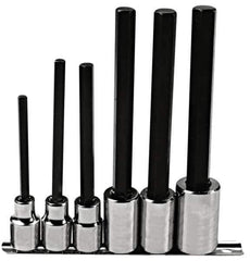 Proto - 6 Piece 1/2" Drive Inch Hex Bit Socket Set - 1/4 to 5/8" Hex - Apex Tool & Supply