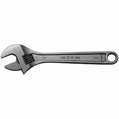 SK - Adjustable Wrench - Chrome Finish - Apex Tool & Supply