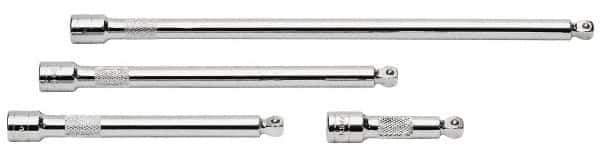 SK - 3/8" Drive Socket Wobble Extension Set - 4 Pieces, Includes 3, 6, 8, 12" Lengths - Apex Tool & Supply