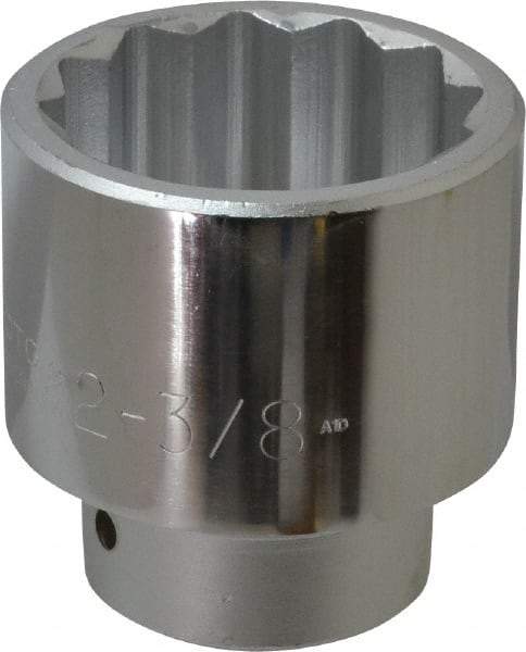 Proto - 2-3/8", 1" Drive, Standard Hand Socket - 12 Points, 4" OAL - Apex Tool & Supply