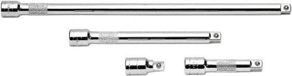 SK - 3/8" Drive Socket Extension Set - 4 Pieces, Includes 1-1/2, 3, 6, 12" Lengths - Apex Tool & Supply
