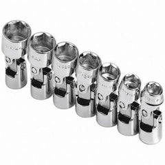 SK - 3/8" Drive Standard Socket Set - 3/8 to 3/4", Inch Measurement Standard - Apex Tool & Supply