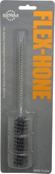 Brush Research Mfg. - 7/8" Bore Diam, 120 Grit, Silicon Carbide Flexible Hone - Fine, 8" OAL - Apex Tool & Supply