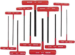 Proto - 11 Piece T-Handle Hex Key Set - Hex Range 5/64 to 3/8" - Apex Tool & Supply
