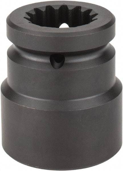 Proto - #5 Spline Drive, 1-5/8" Socket, Impact Socket - 6 Points, 3-5/8" OAL - Apex Tool & Supply