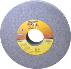 Norton - 12" Diam x 3" Hole x 2" Thick, I Hardness, 46 Grit Surface Grinding Wheel - Aluminum Oxide, Type 1, Coarse Grade, 2,070 Max RPM, Vitrified Bond, No Recess - Apex Tool & Supply