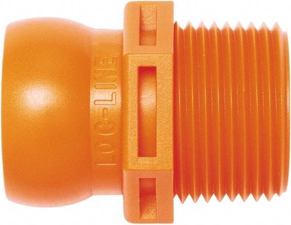 Loc-Line - 3/4" Hose ID, Male to Female Coolant Hose Connector - 3/4" NPT, For Loc-Line Modular Hose Systems - Apex Tool & Supply