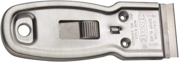 Hyde Tools - Stiff Steel Straight Scraper - 1.12" Blade Width - Apex Tool & Supply