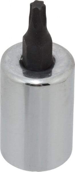 Proto - 3/8" Drive, T20 Torx Bit Socket - 1-23/32" OAL, 5/8" Bit Length - Apex Tool & Supply
