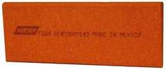 Norton - 4-1/2" Long x 1-3/4" Diam x 1/4" Thick, Aluminum Oxide Sharpening Stone - Round Edge Slip, Fine Grade - Apex Tool & Supply