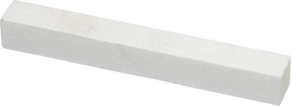 Norton - 220 Grit Aluminum Oxide Square Dressing Stick - 4 x 1/2 x 1/2, Very Fine Grade, Vitrified Bond - Apex Tool & Supply