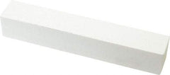 Norton - 220 Grit Aluminum Oxide Square Dressing Stick - 6 x 1 x 1, Very Fine Grade, Vitrified Bond - Apex Tool & Supply