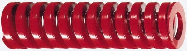Dayton Lamina - 1-1/2" Hole Diam, 3/4" Rod Diam, 4" Free Length, Red Die Spring - 90.6 Lb Max Deflection, 1.2" Max Deflection, Heavy Duty, Chromium Vanadium Steel - Apex Tool & Supply