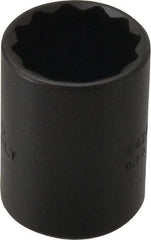 Proto - 7/8", 1/2" Drive, Standard Hand Socket - 12 Points, 1-9/16" OAL, Alloy Steel, Black Finish - Apex Tool & Supply