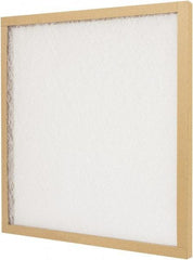 PrecisionAire - 14" Noml Height x 14" Noml Width x 1" Noml Depth, <20% Capture Efficiency, Panel Air Filter - MERV 4, Fiberglass, Integrated Chipboard Frame, 300 Max FPM, 408 CFM, For Any Unit - Apex Tool & Supply