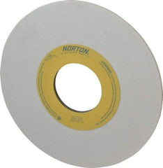 Norton - 10" Diam x 3" Hole x 1/4" Thick, K Hardness, 80 Grit Surface Grinding Wheel - Aluminum Oxide, Type 1, Medium Grade, 2,485 Max RPM, Vitrified Bond, No Recess - Apex Tool & Supply