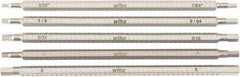 Wiha - 5 Piece Hex Drive Bit Set - Ball End Hex Point - Apex Tool & Supply