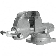 Wilton - Bench & Pipe Combination Vises Jaw Width (Inch): 4-1/2 Jaw Opening Capacity (Inch): 6 - Apex Tool & Supply