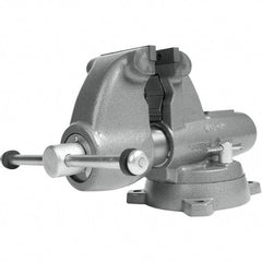 Wilton - Bench & Pipe Combination Vises Jaw Width (Inch): 5 Jaw Opening Capacity (Inch): 7 - Apex Tool & Supply