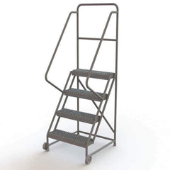 TRI-ARC - Rolling & Wall Mounted Ladders & Platforms Type: TiltNRoll Rolling Ladder Style: Tilt & Roll Safety Ladder - Apex Tool & Supply
