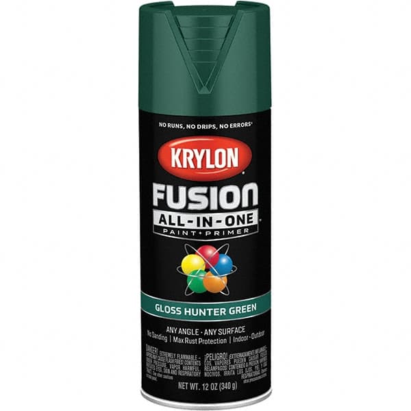 Krylon - Spray Paints Type: Acrylic Enamel Spray Paint Color: Hunter Green - Apex Tool & Supply