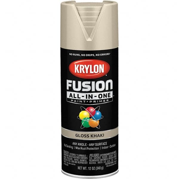 Krylon - Spray Paints Type: Acrylic Enamel Spray Paint Color: Khaki - Apex Tool & Supply