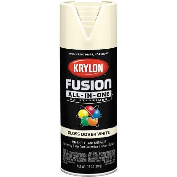 Krylon - Spray Paints Type: Acrylic Enamel Spray Paint Color: Dover White - Apex Tool & Supply