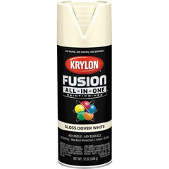 Krylon - Spray Paints Type: Acrylic Enamel Spray Paint Color: Dover White - Apex Tool & Supply