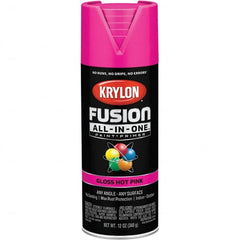 Krylon - Spray Paints Type: Acrylic Enamel Spray Paint Color: Hot Pink - Apex Tool & Supply
