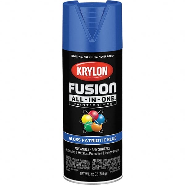 Krylon - Spray Paints Type: Acrylic Enamel Spray Paint Color: Patriotic Blue - Apex Tool & Supply