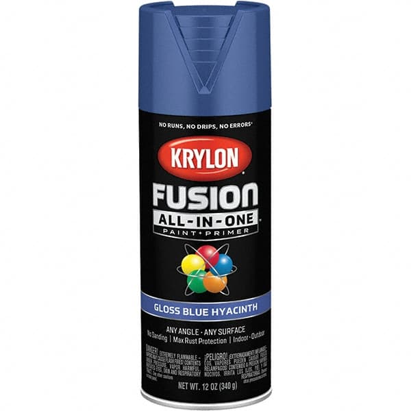 Krylon - Spray Paints Type: Acrylic Enamel Spray Paint Color: Blue Hyacinth - Apex Tool & Supply