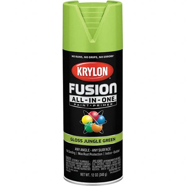 Krylon - Spray Paints Type: Acrylic Enamel Spray Paint Color: Jungle Green - Apex Tool & Supply