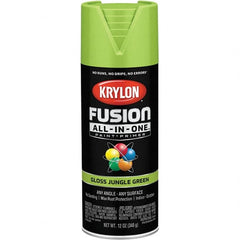 Krylon - Spray Paints Type: Acrylic Enamel Spray Paint Color: Jungle Green - Apex Tool & Supply