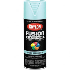 Krylon - Spray Paints Type: Acrylic Enamel Spray Paint Color: Ocean Blue - Apex Tool & Supply