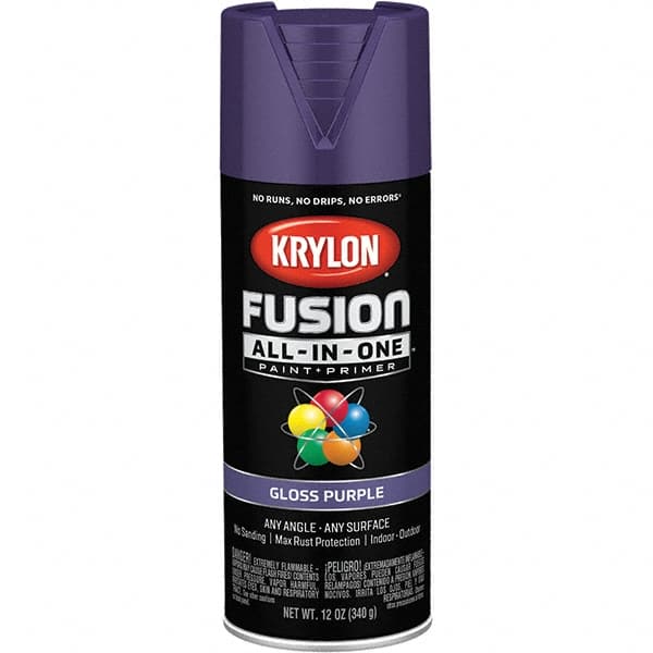 Krylon - Spray Paints Type: Acrylic Enamel Spray Paint Color: Purple - Apex Tool & Supply