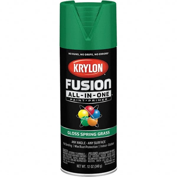 Krylon - Spray Paints Type: Acrylic Enamel Spray Paint Color: Spring Grass - Apex Tool & Supply
