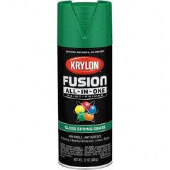 Krylon - Spray Paints Type: Acrylic Enamel Spray Paint Color: Spring Grass - Apex Tool & Supply