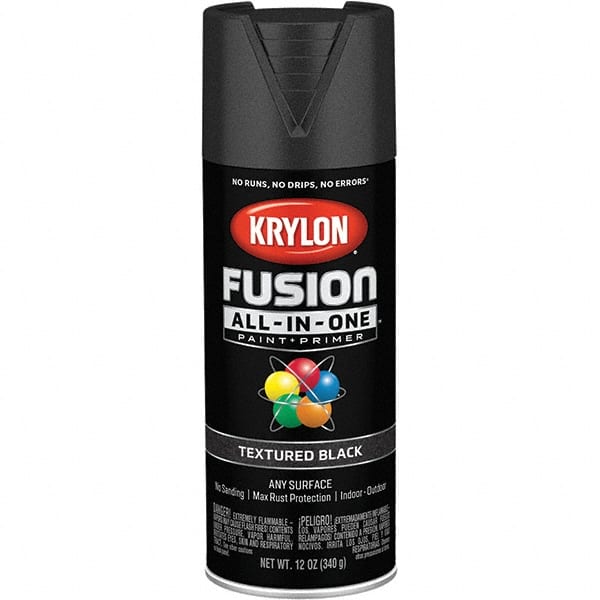 Krylon - Spray Paints Type: Acrylic Enamel Spray Paint Color: Black - Apex Tool & Supply